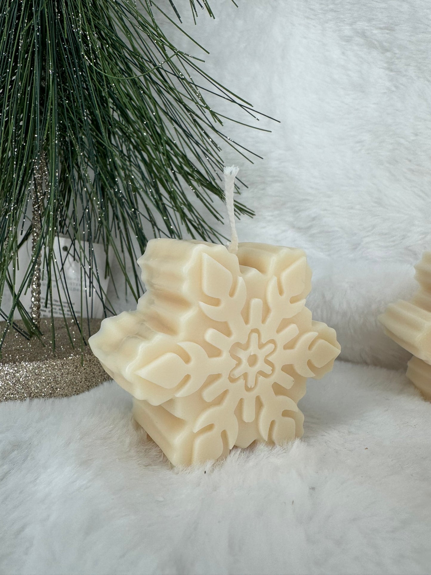 Snowflake Candle