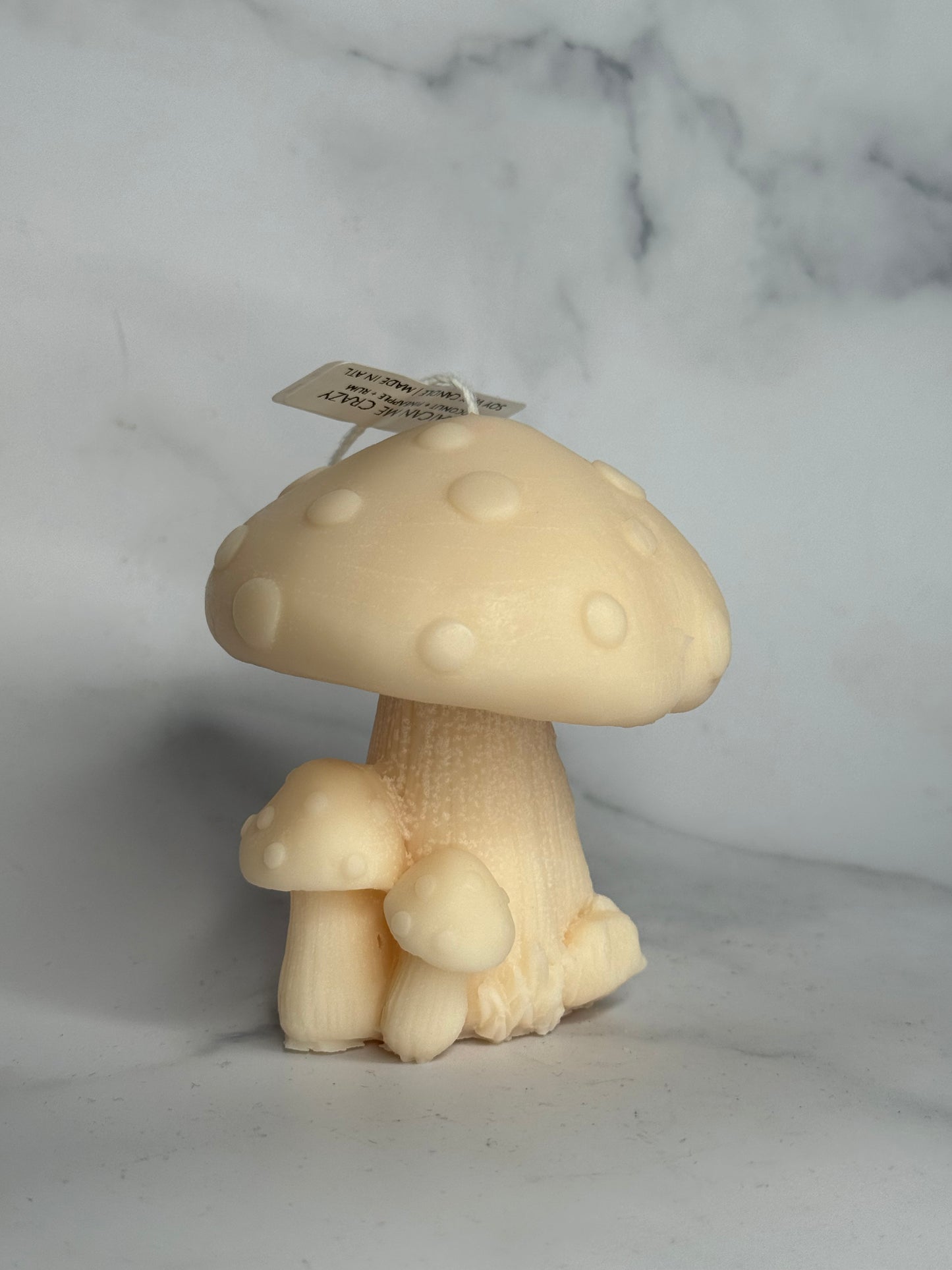 Mushroom cluster candle