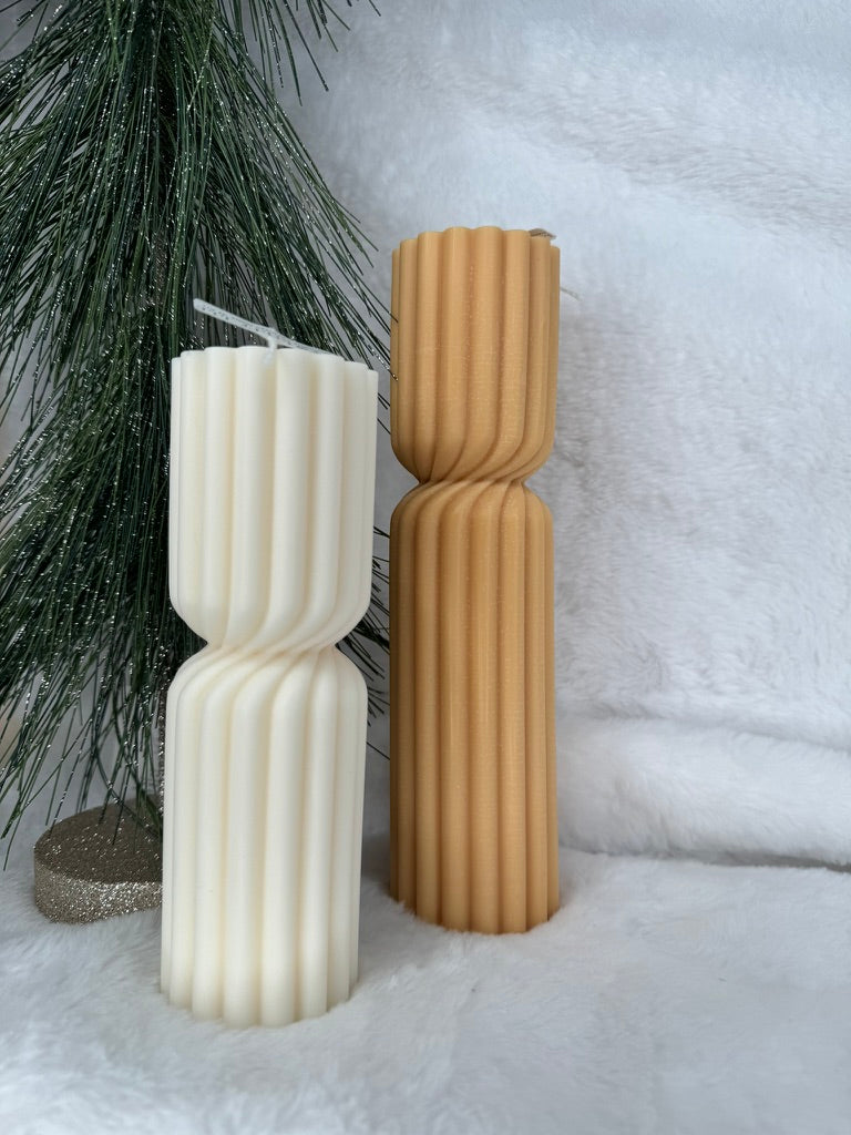 Twisted Pillar Candle