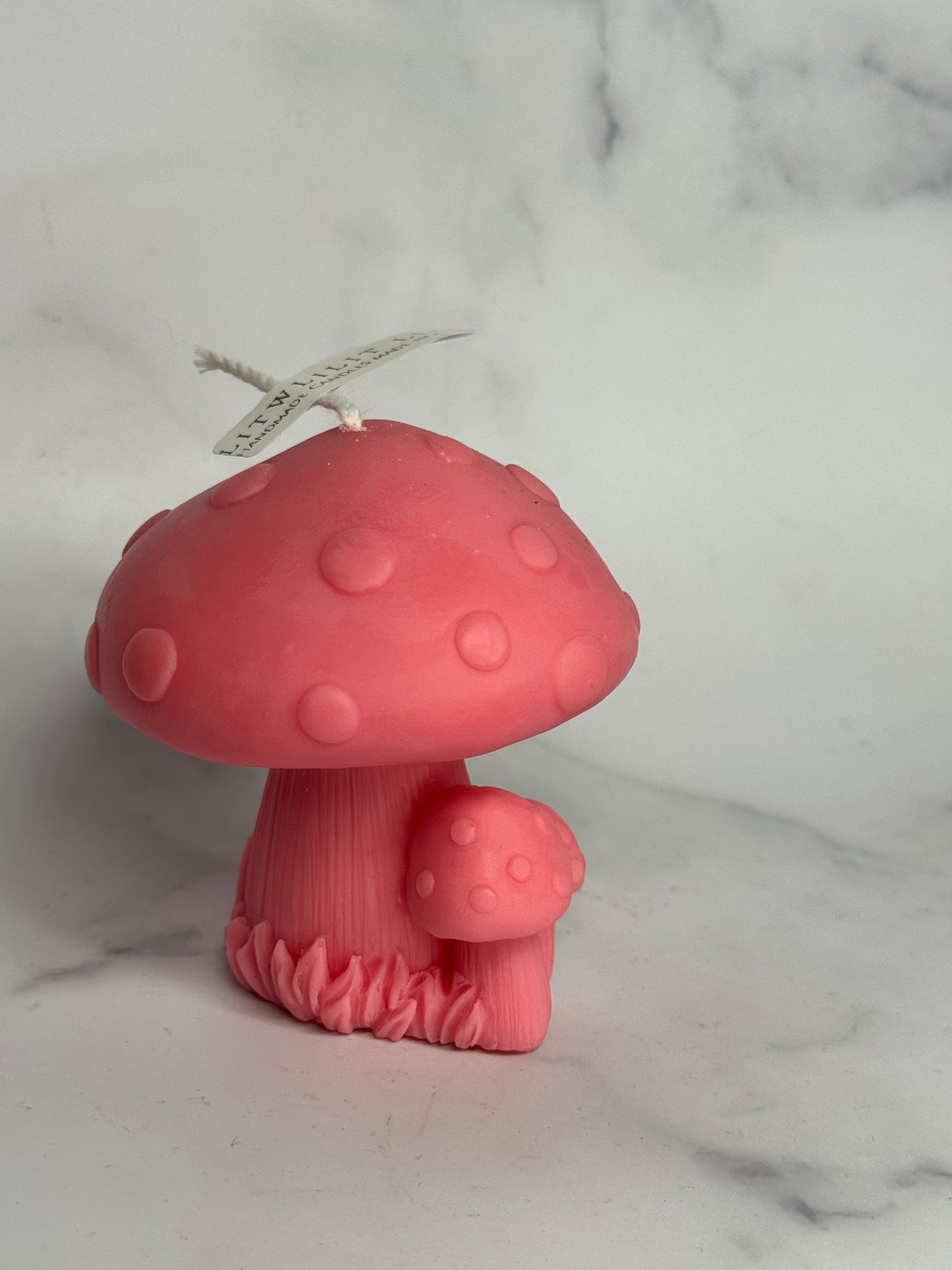Mushroom cluster candle