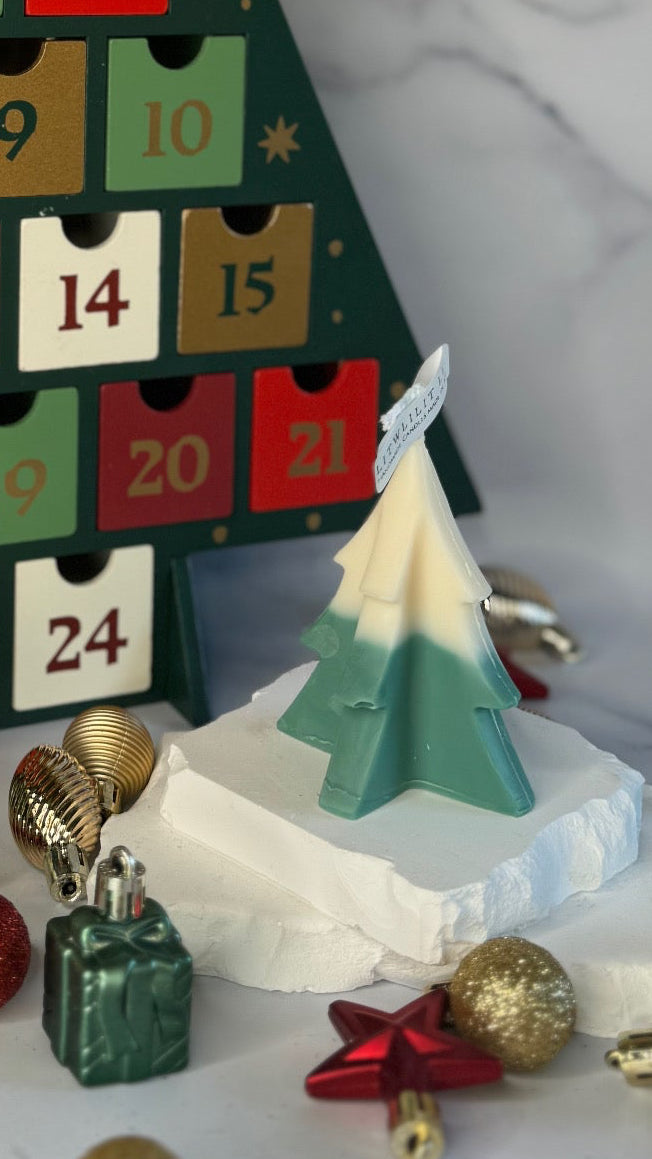 Christmas Picea Spruce Tree Candle