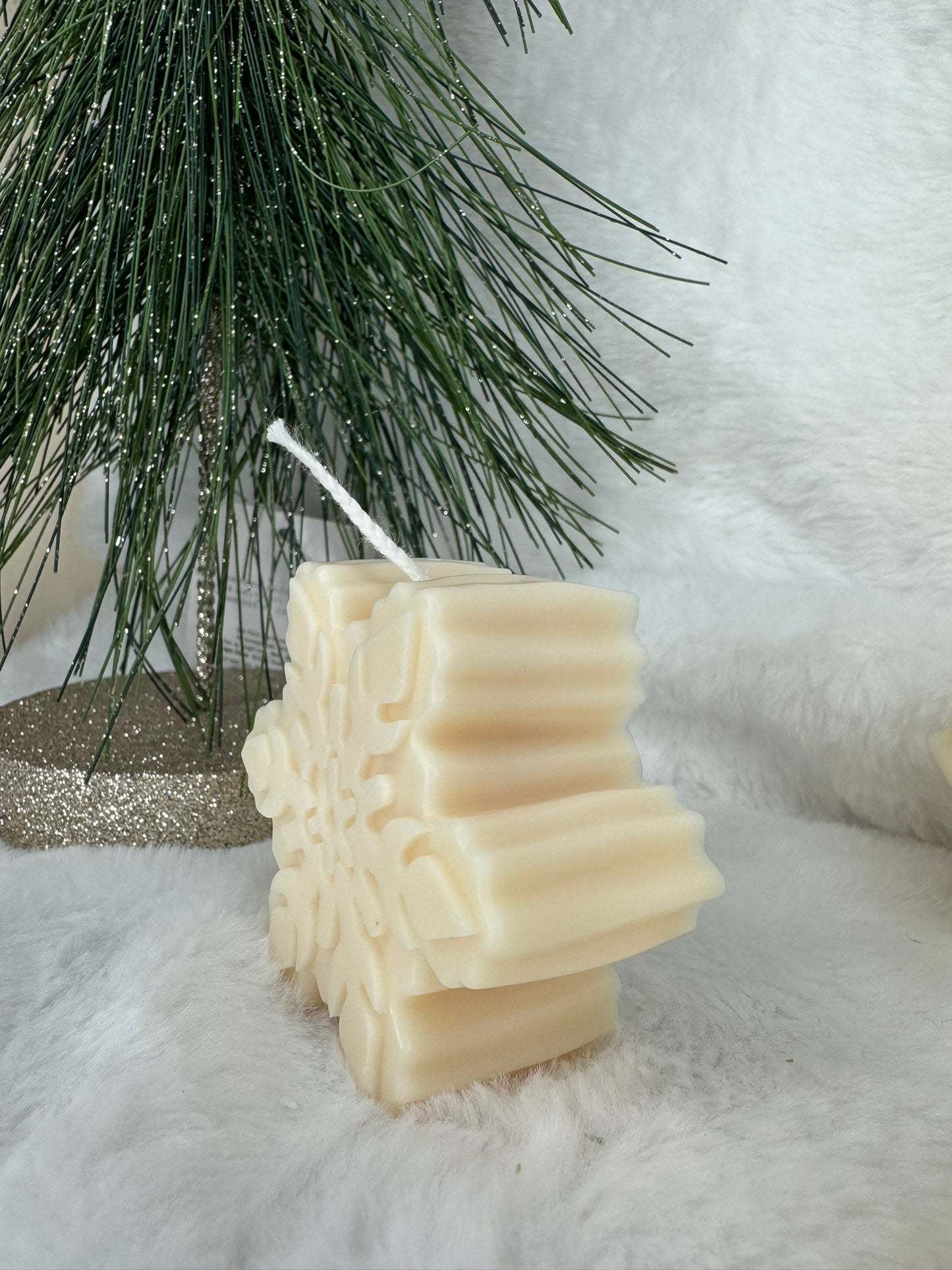 Snowflake Candle