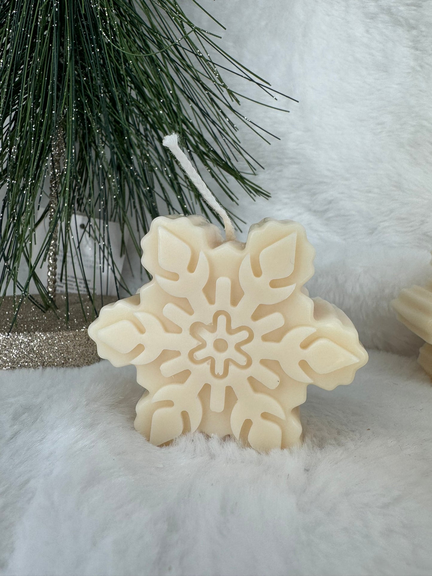 Snowflake Candle