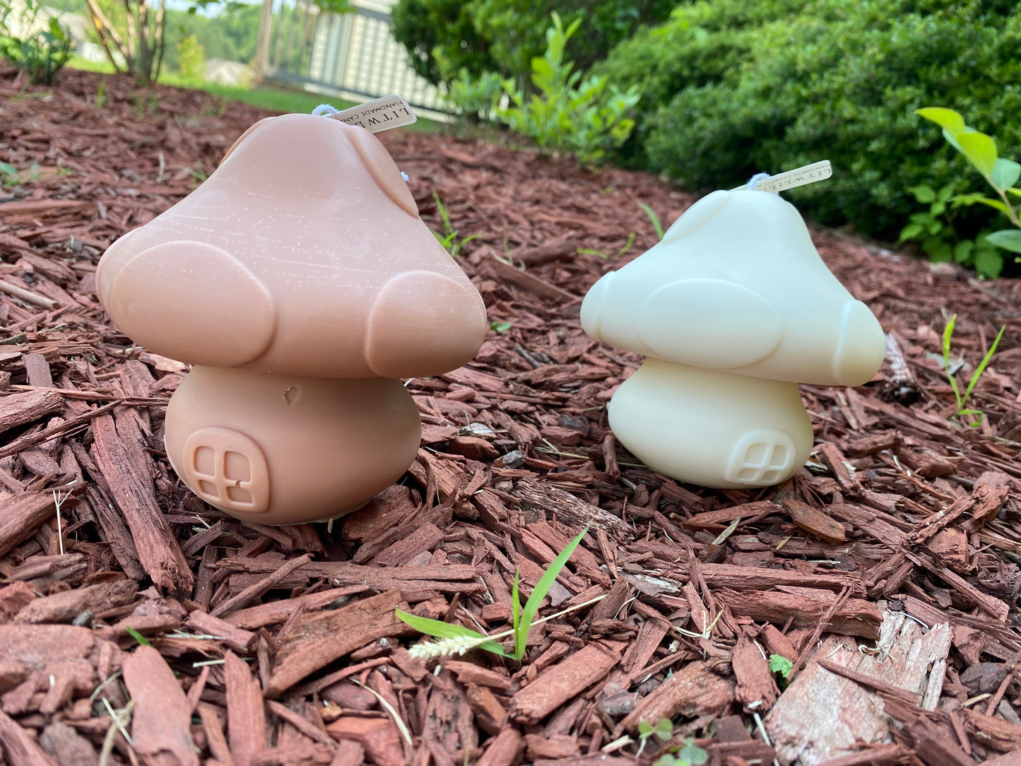 Mushroom House Candle
