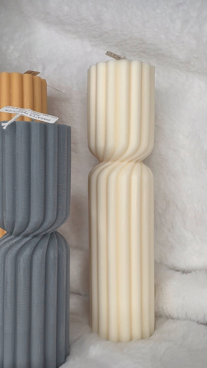 Twisted Pillar Candle