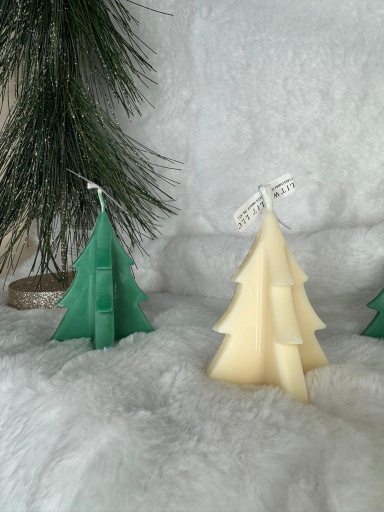 Christmas Picea Spruce Tree Candle