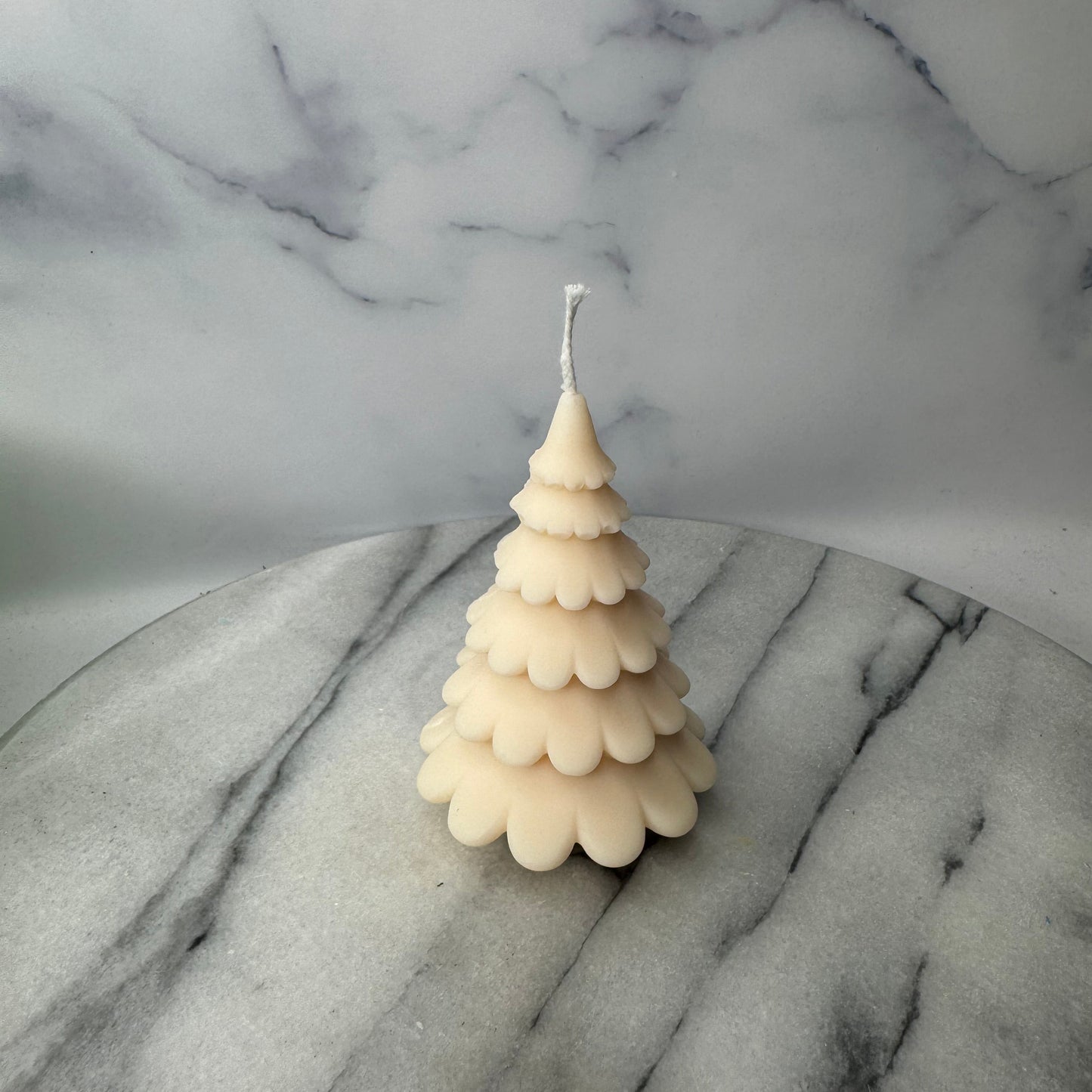 Christmas Petal Tree Candle