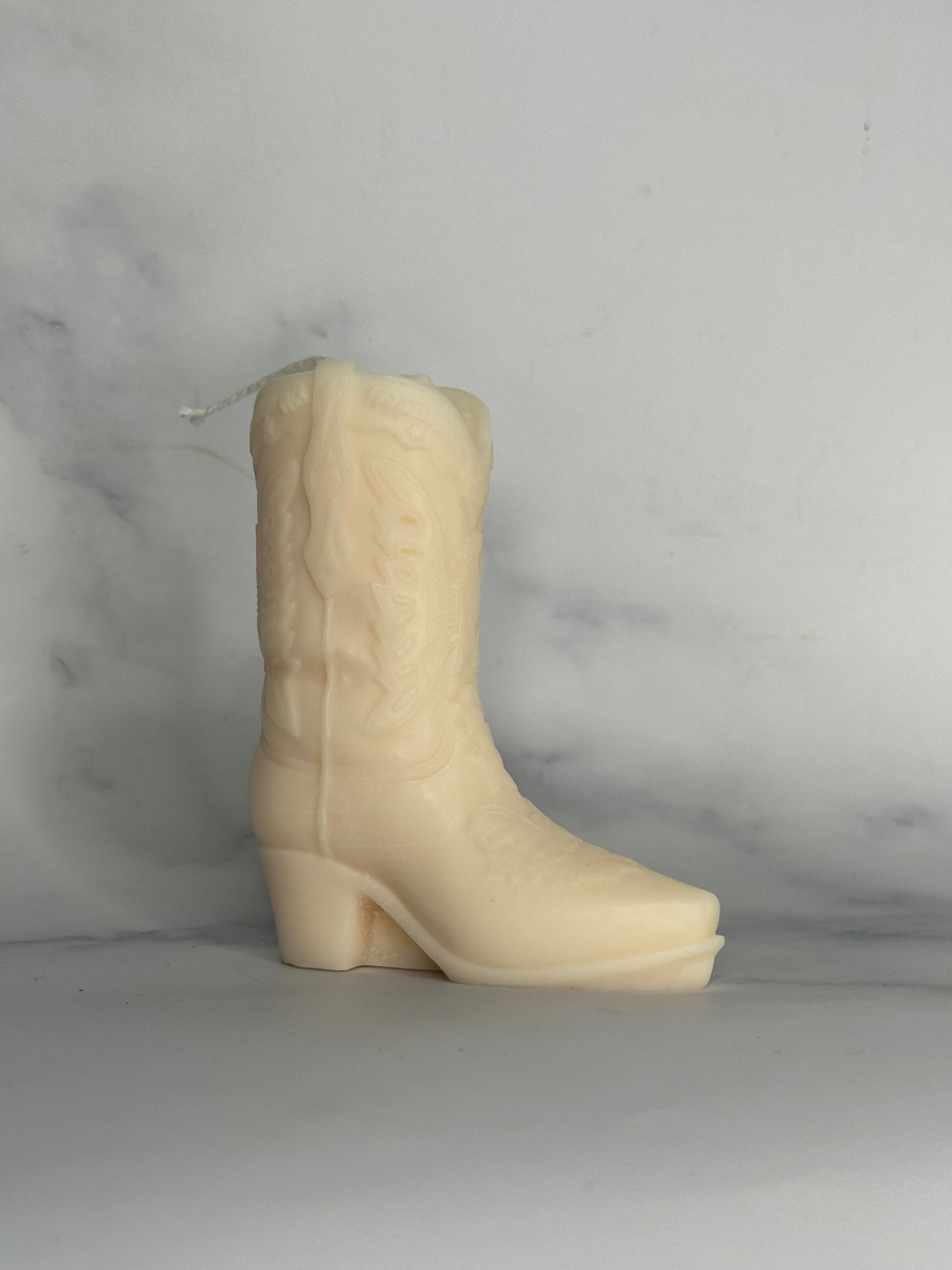 The Keith cowboy boot candle