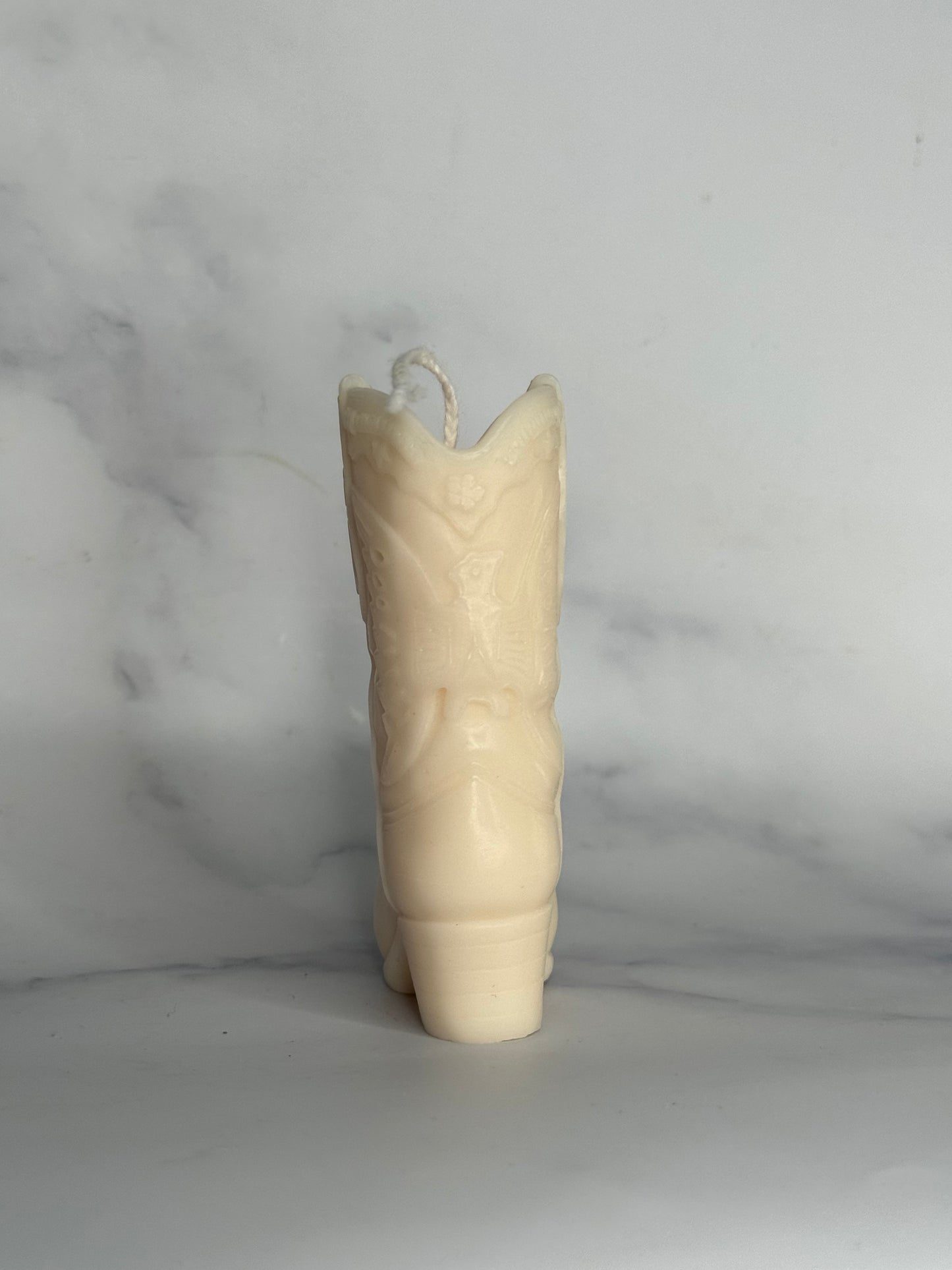 The Keith cowboy boot candle