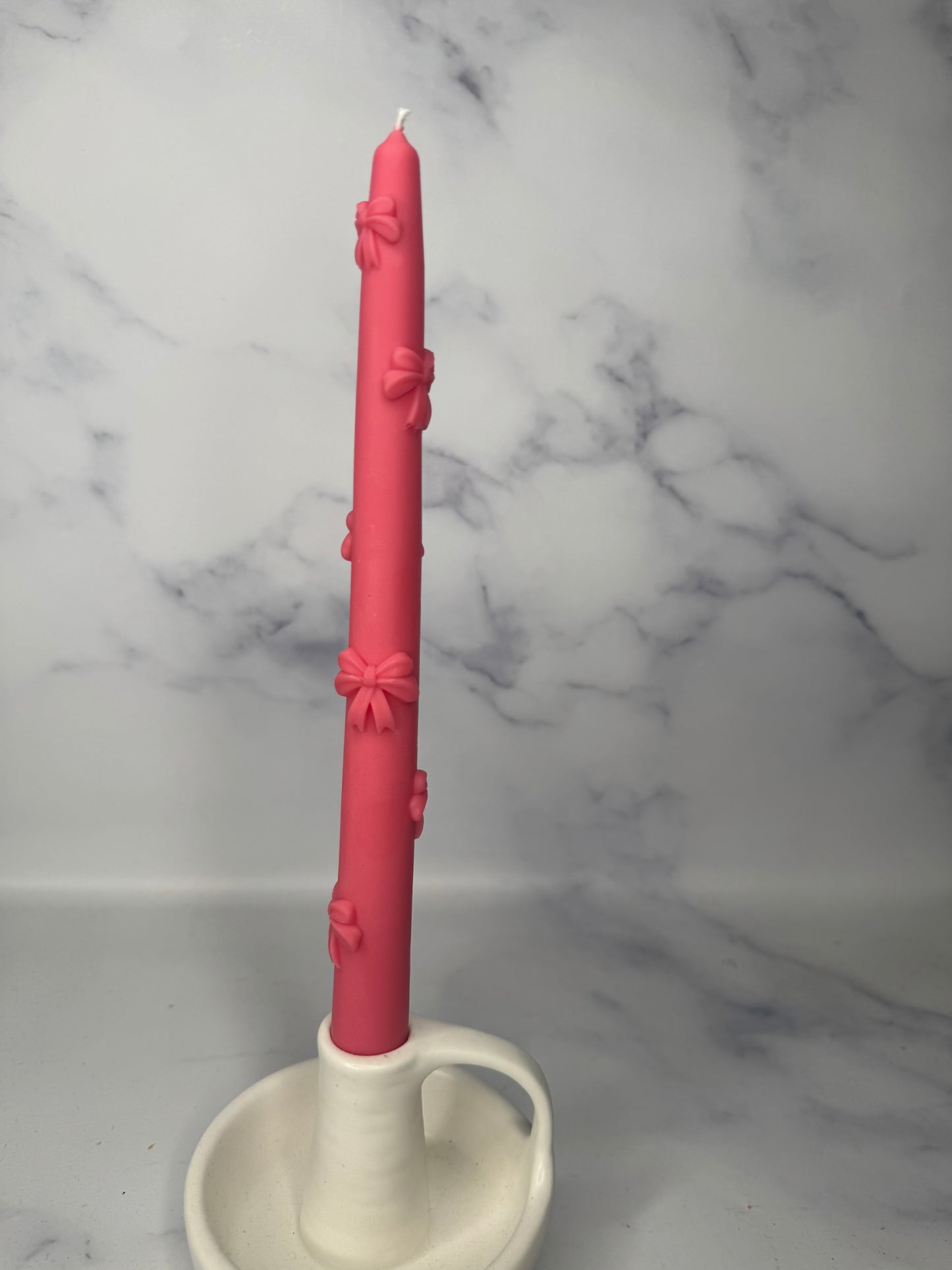 Bow Taper candle