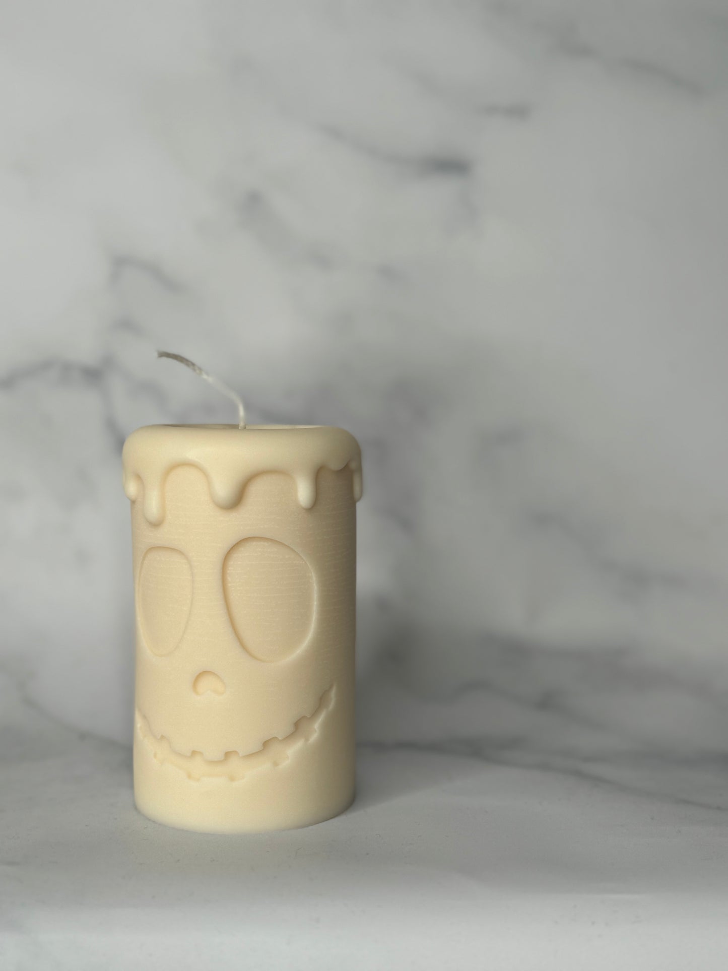 Spooky Pillar candles