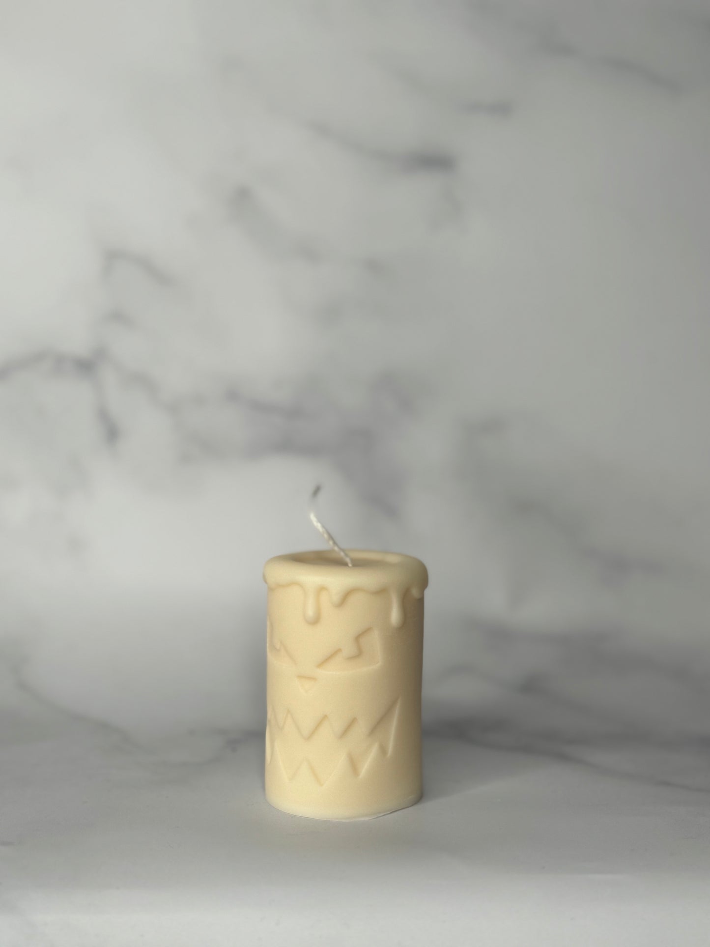 Spooky Pillar candles
