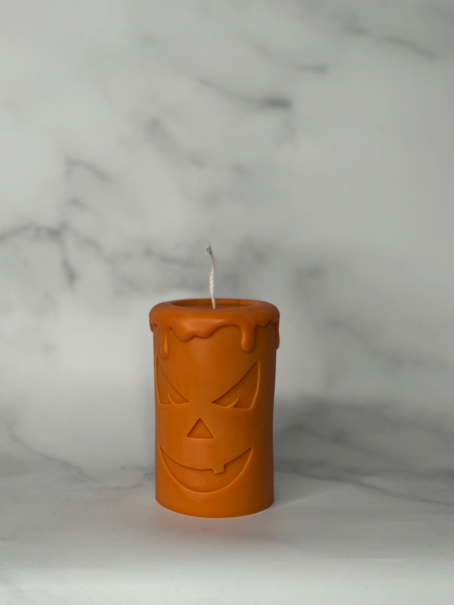 Spooky Pillar candles