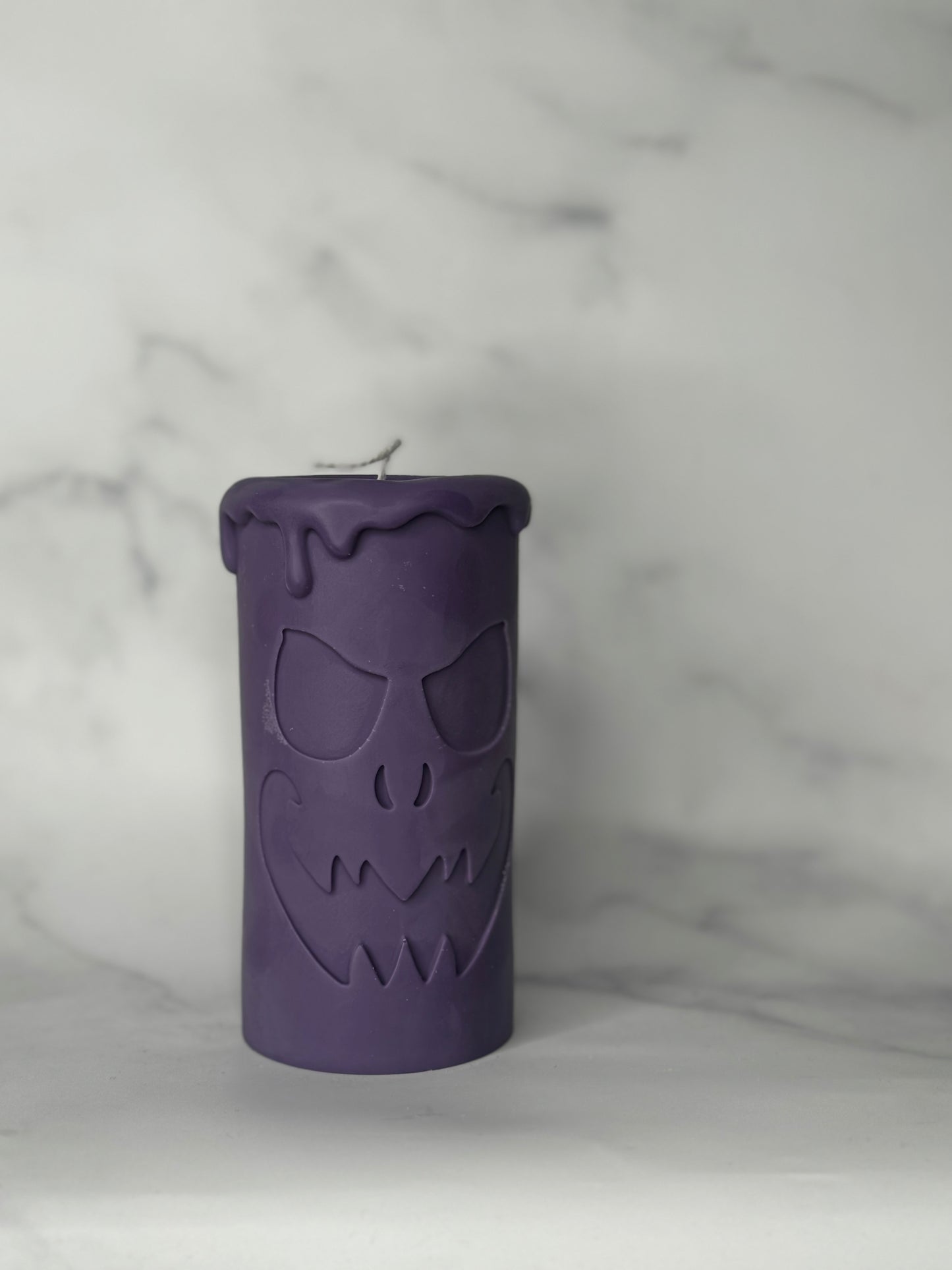 Spooky Pillar candles