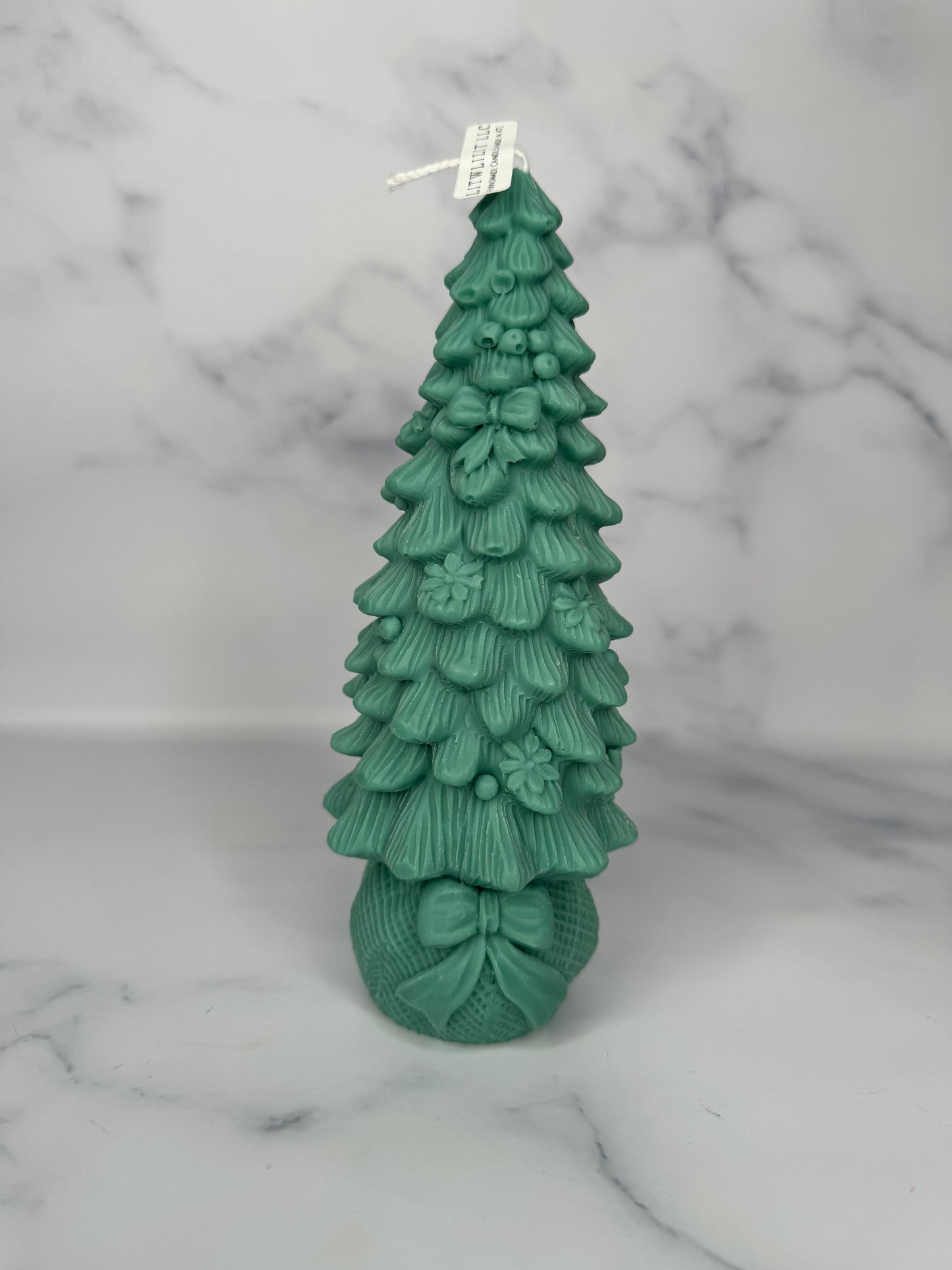 Decorated Christmas Tree Candle