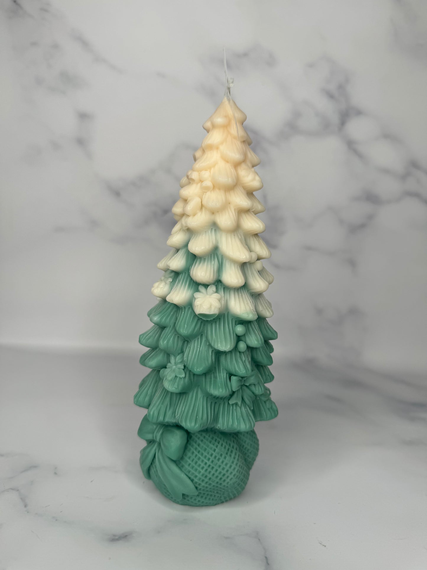 Decorated Christmas Tree Candle