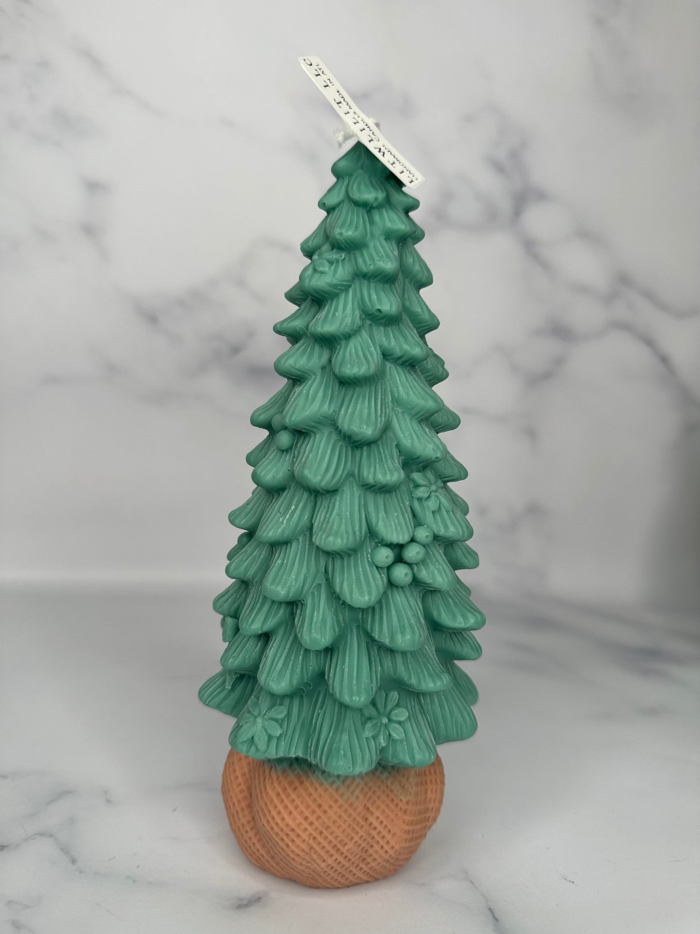 Decorated Christmas Tree Candle
