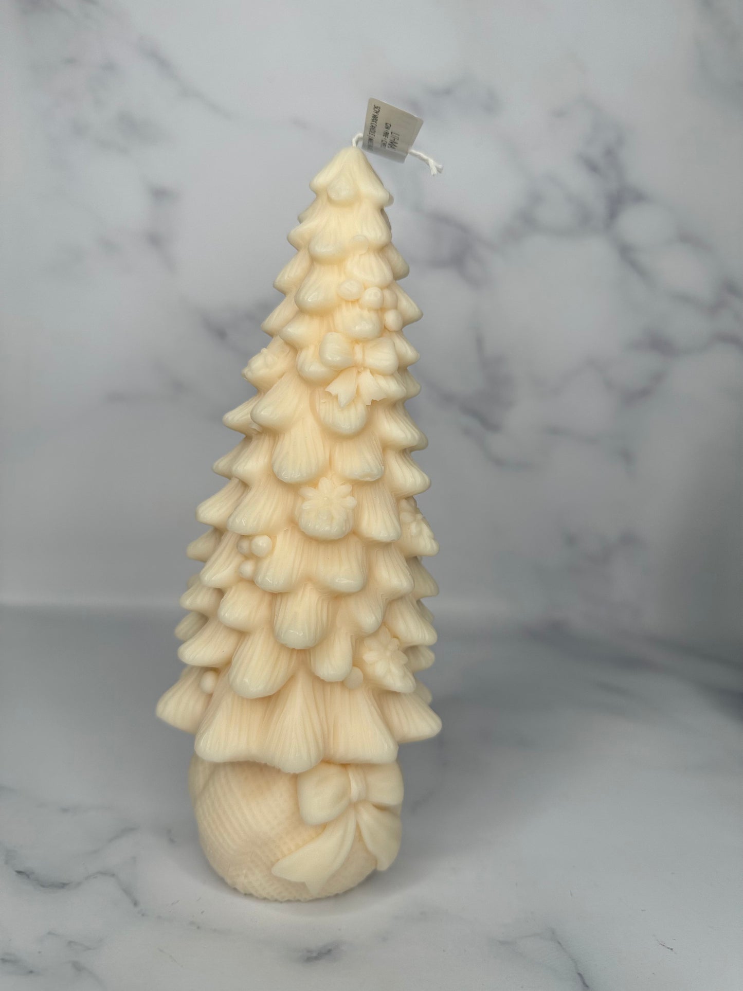 Decorated Christmas Tree Candle