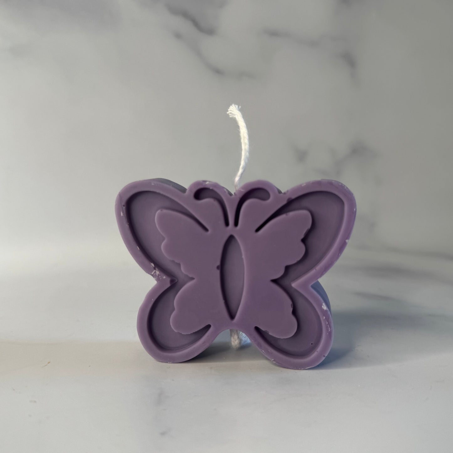 Domestic Violence awareness butterfly candle