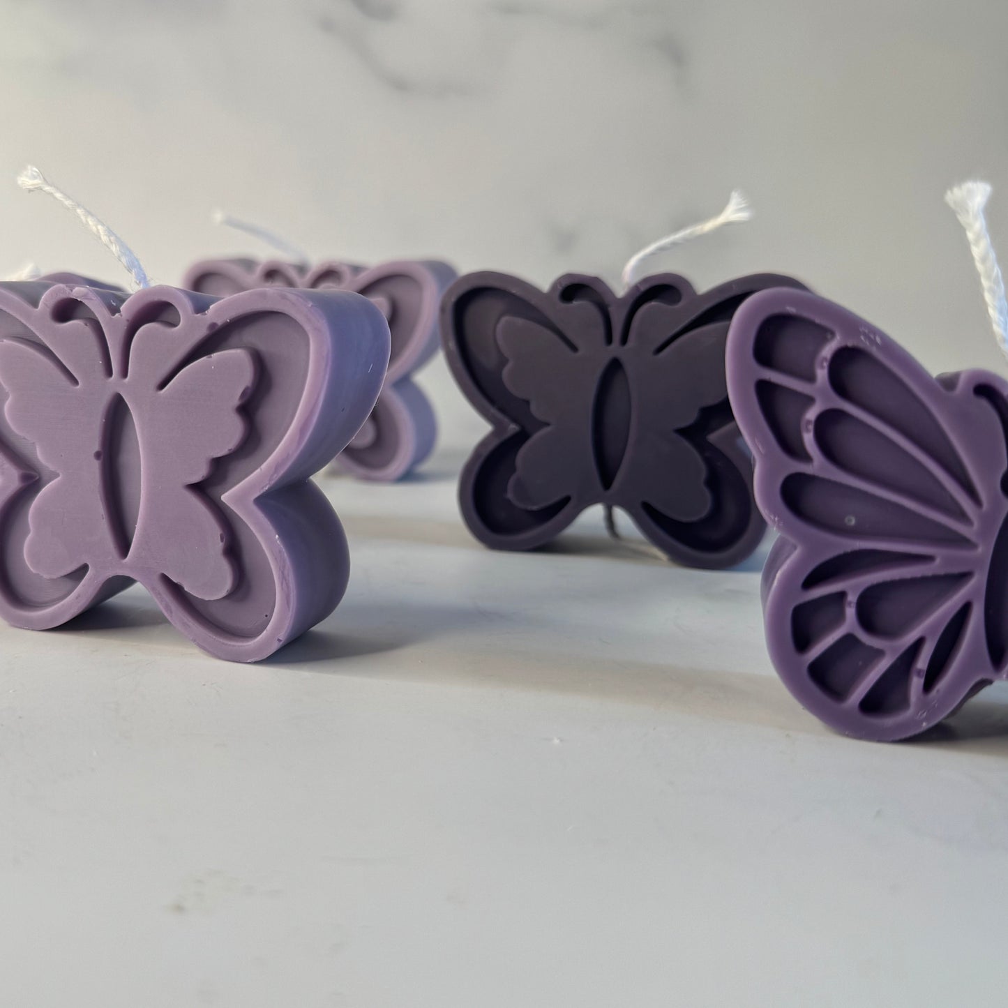 Domestic Violence awareness butterfly candle