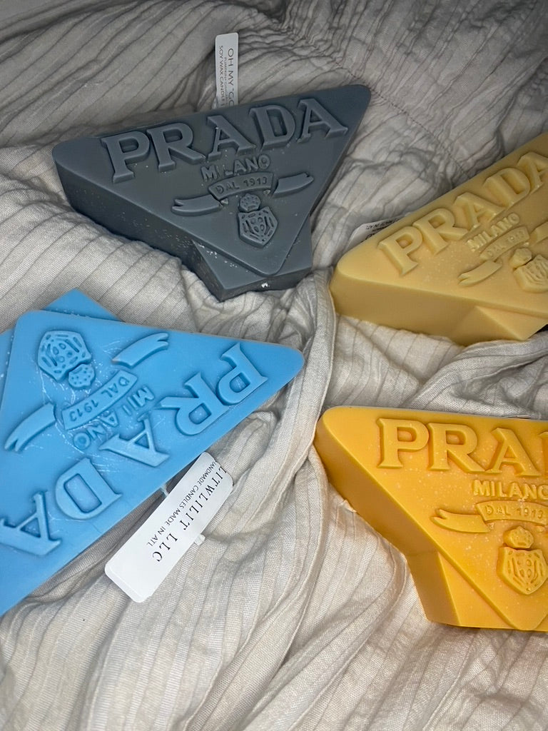 Pr*da Logo Candle