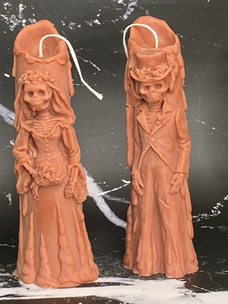 Newlyweds of Halloween Candle