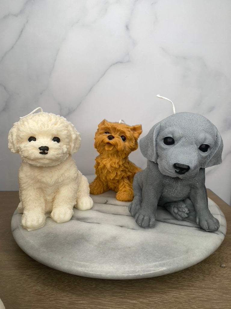 Marley Puppy Candle