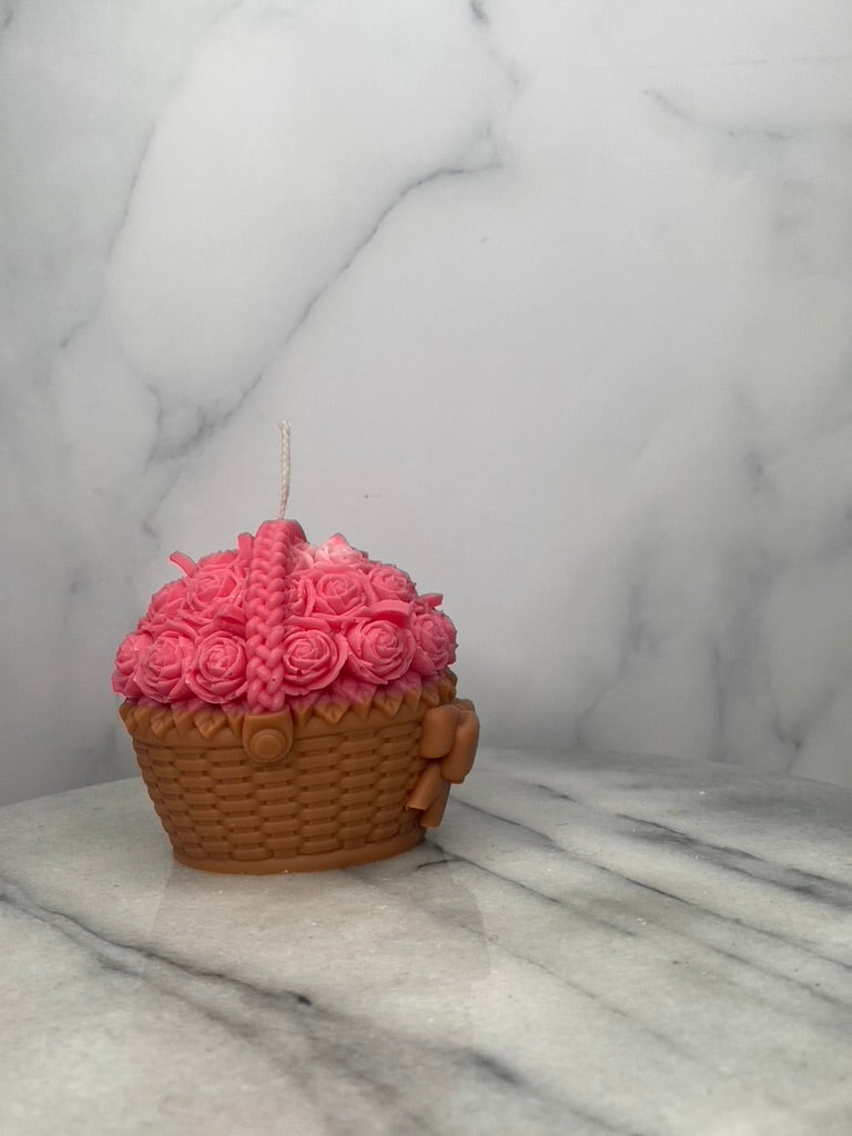 Flower Basket Candle