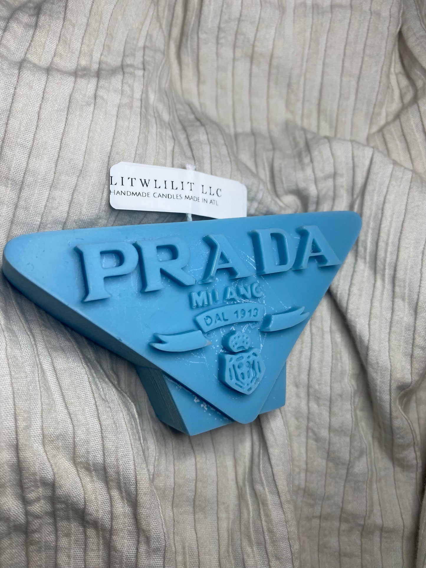 Pr*da Logo Candle