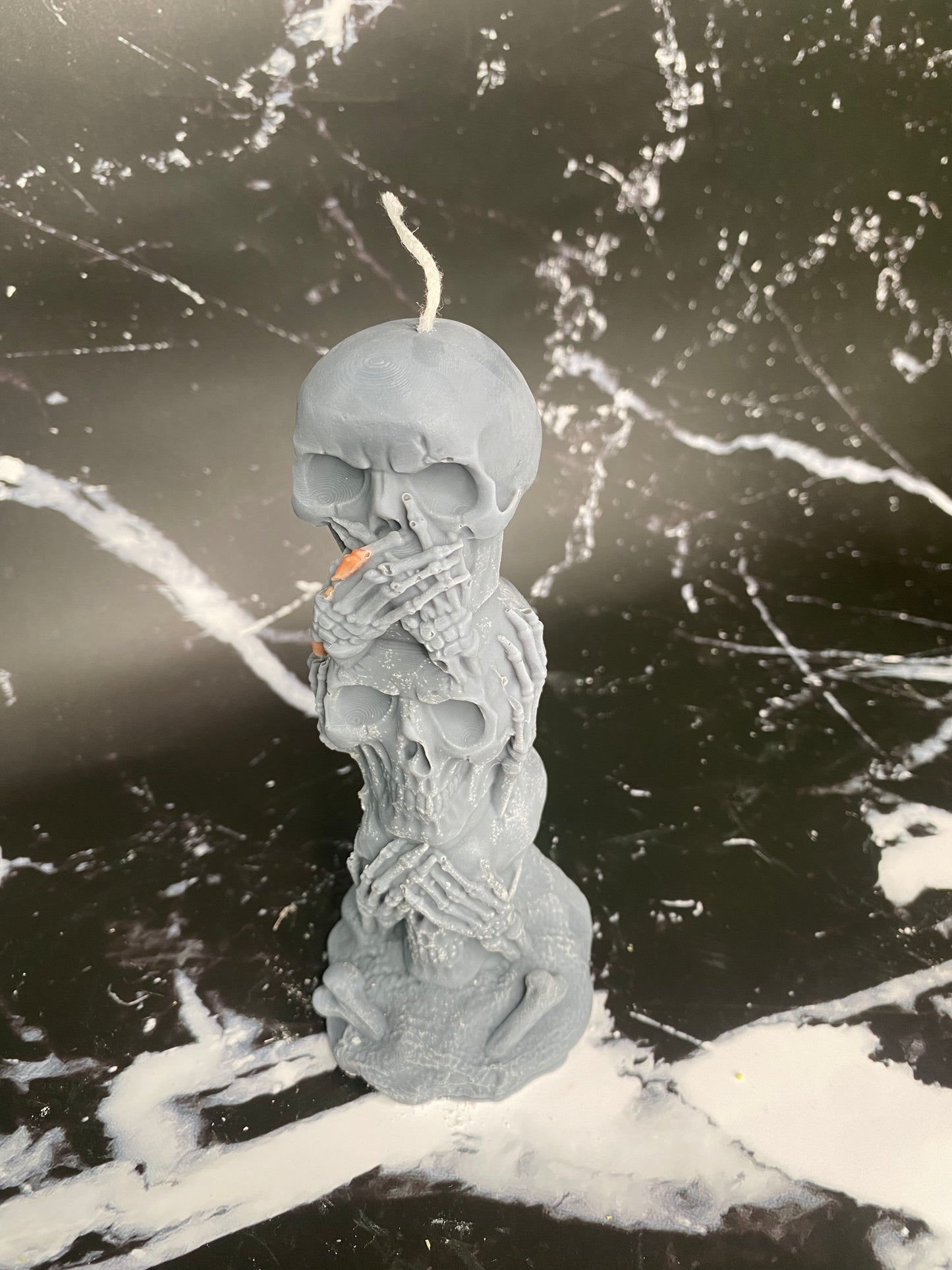 Hear no evil, Speak no evil, See no evil Skull Candle