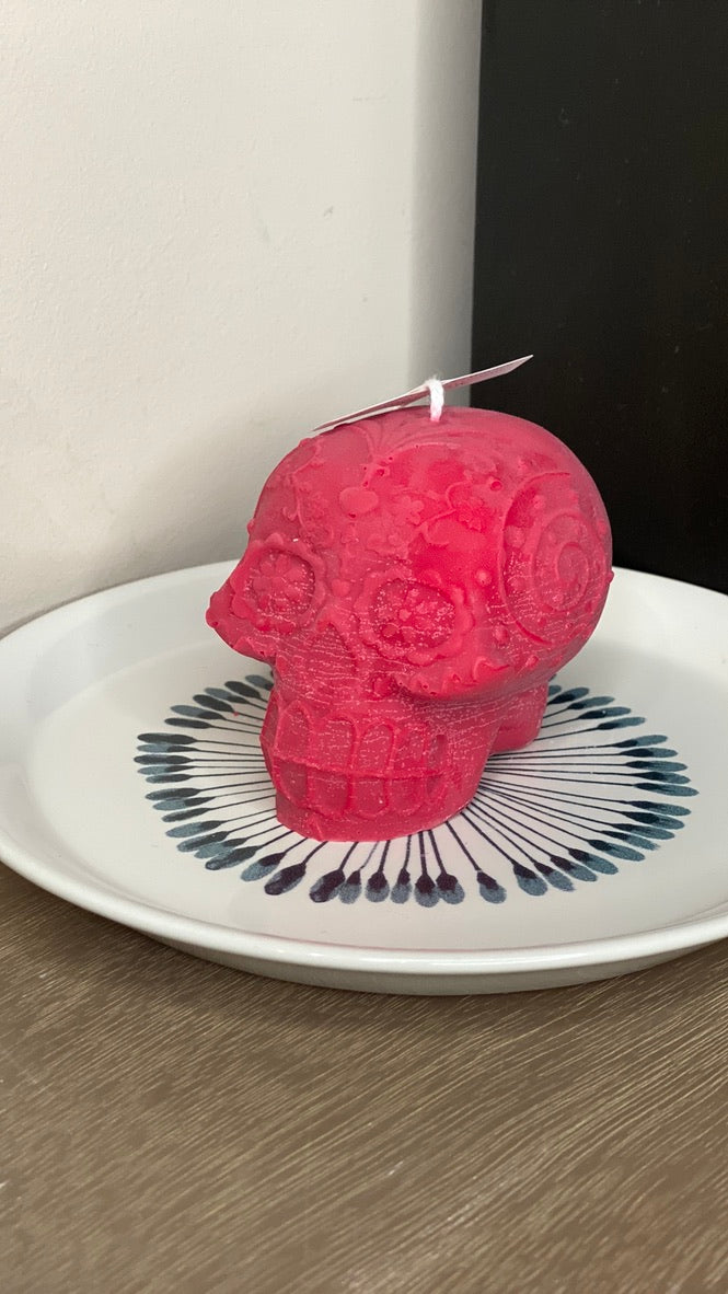 Dia de Los Muertos Candle