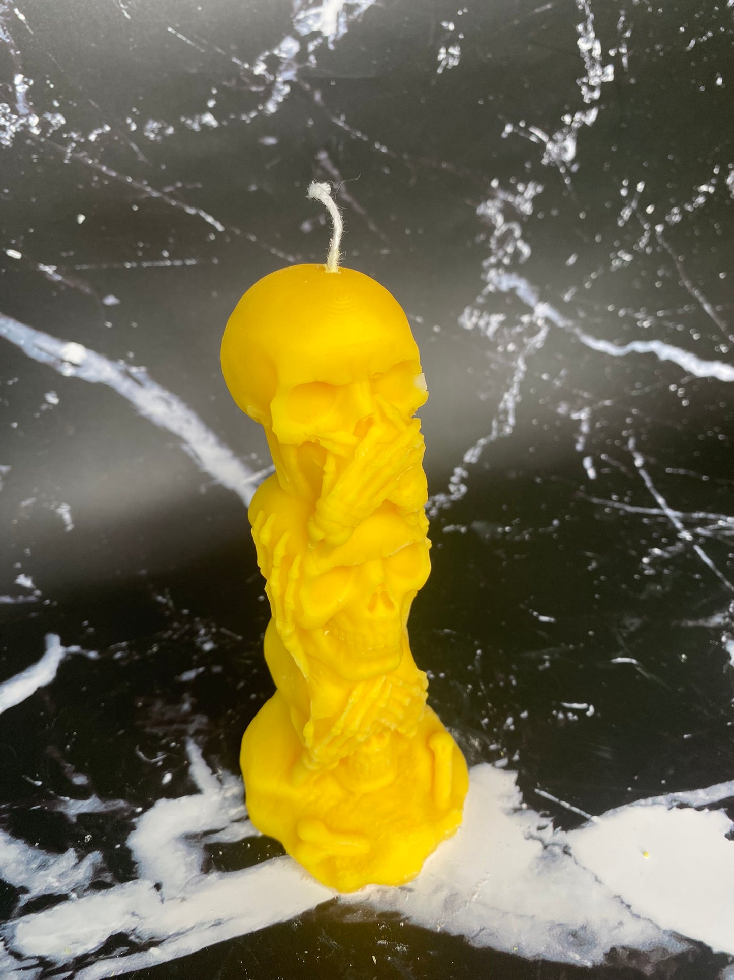 Hear no evil, Speak no evil, See no evil Skull Candle
