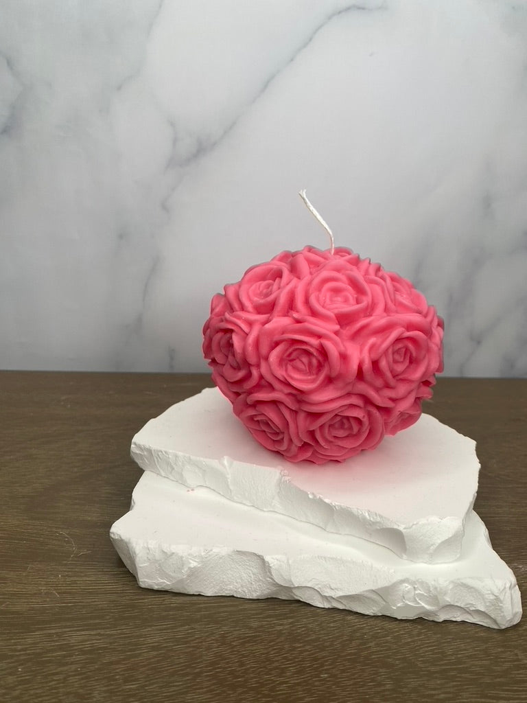 Rosebud Candle