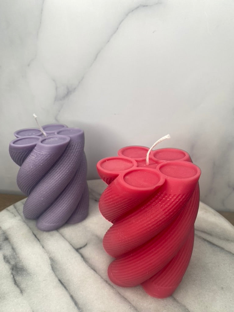 Twisted Ribbed Candle