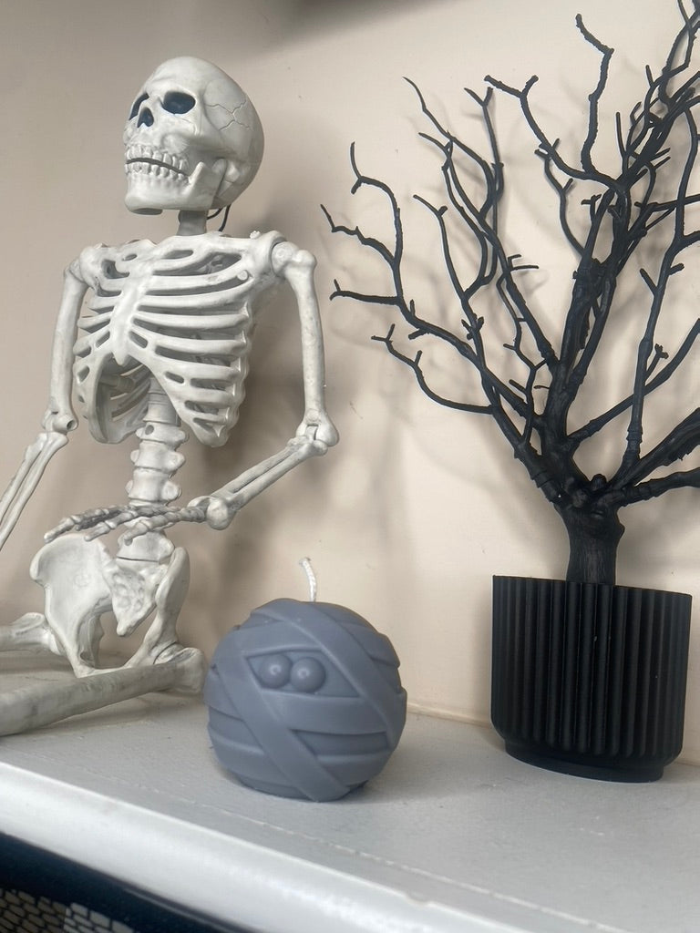 Marvin the mummy candle