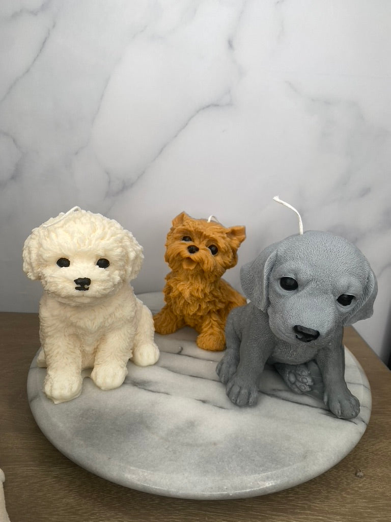 Hanx Puppy Candle