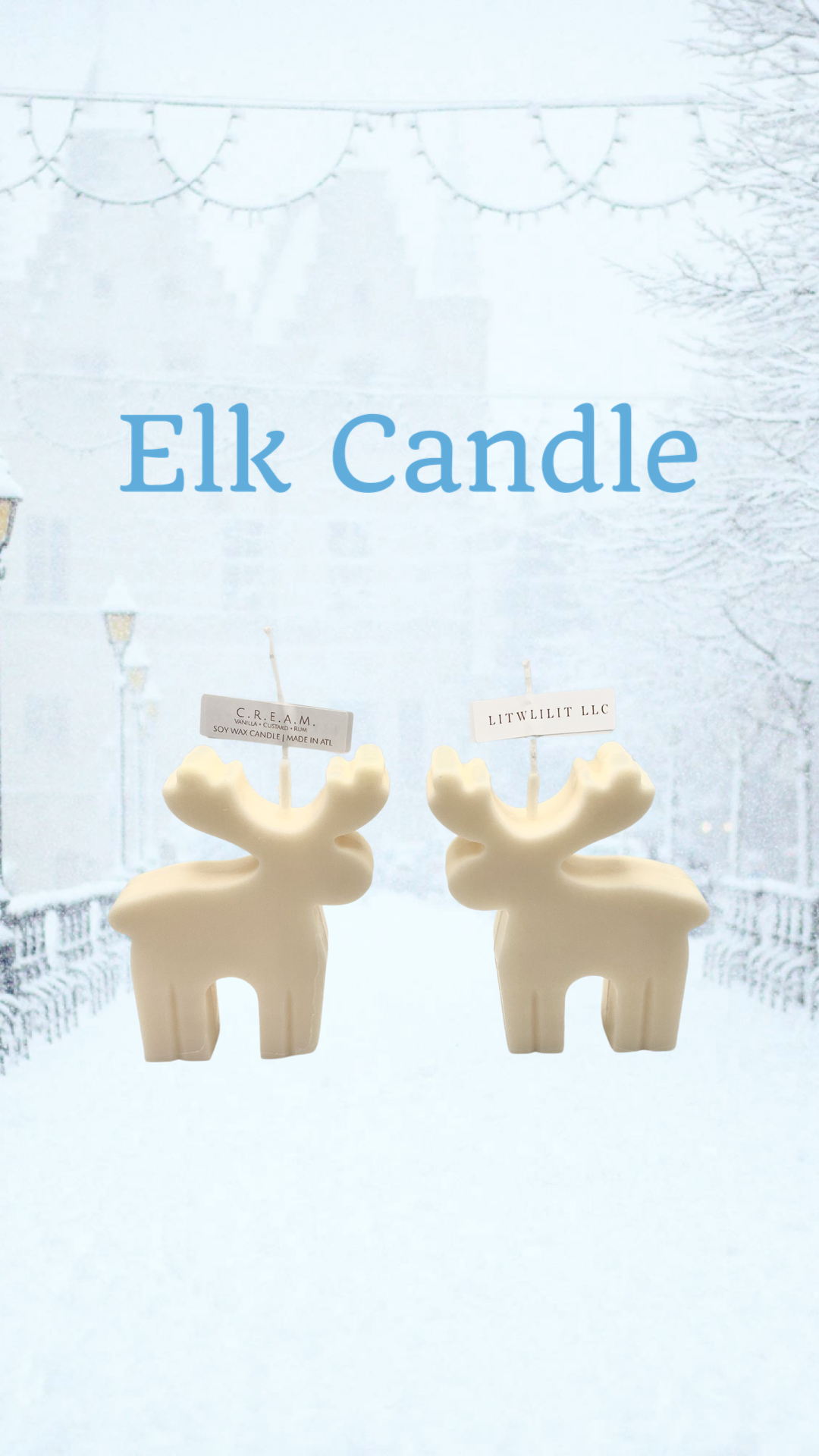 Moose Candle