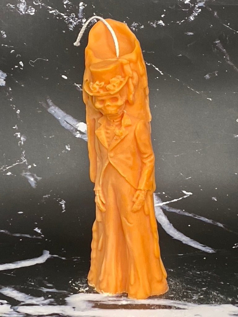 Newlyweds of Halloween Candle