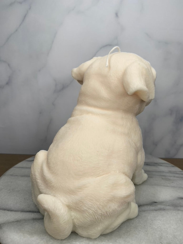 UGA Puppy Candle