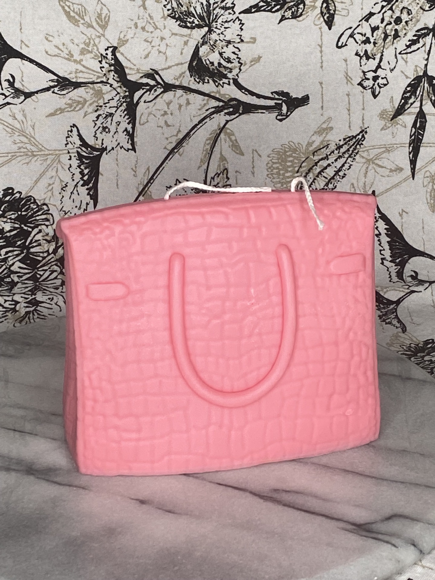 Hermes Birkin Croc Handbag Candle