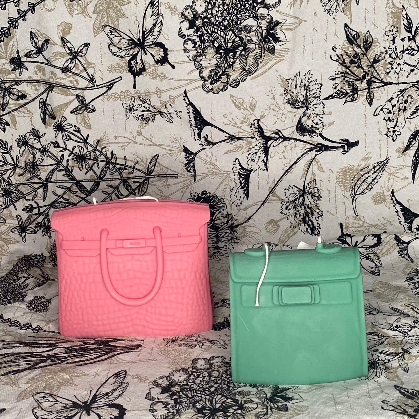 Hermes Birkin Croc Handbag Candle