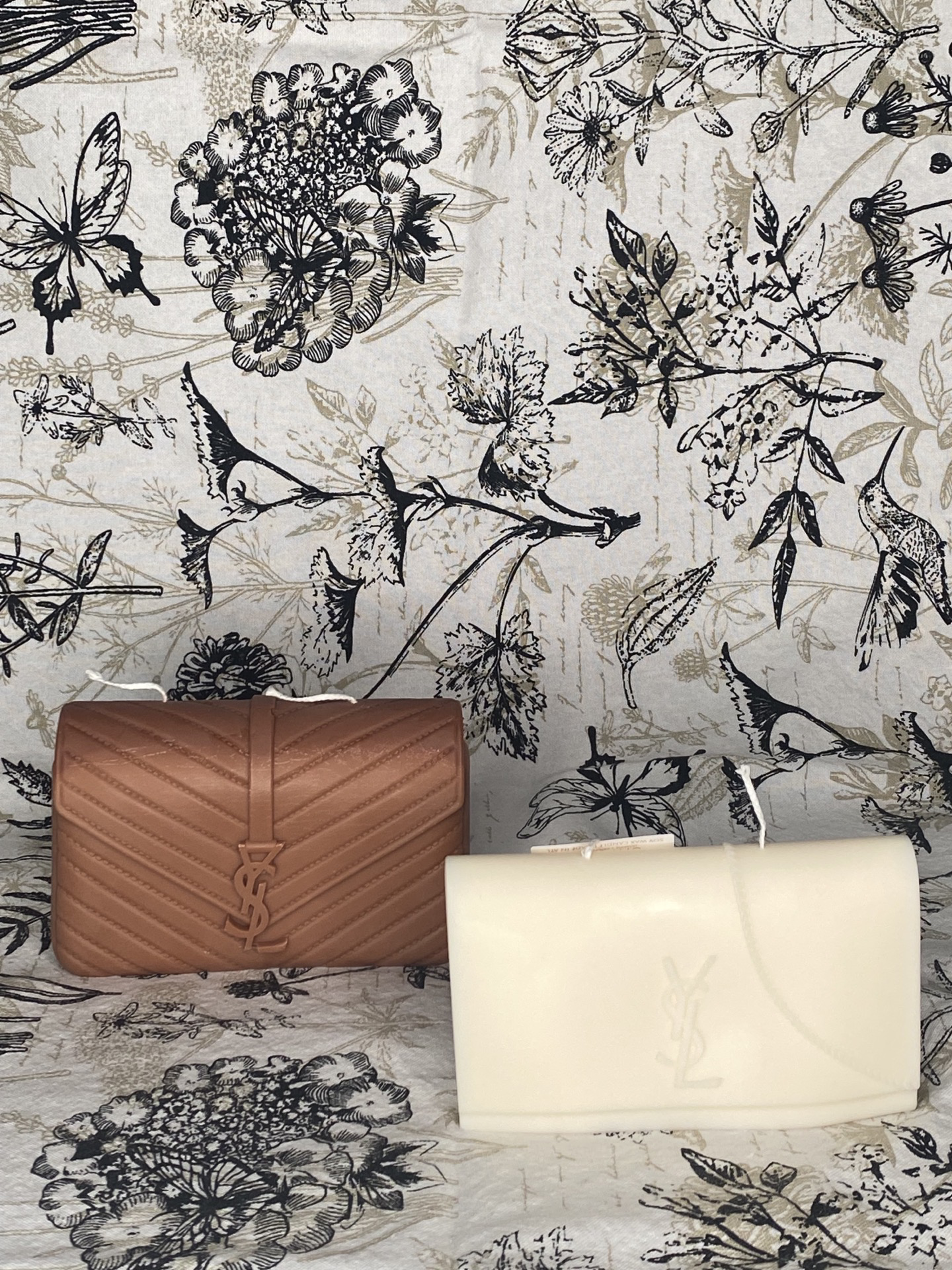 Y*S*L Monogramme Handbag Candle