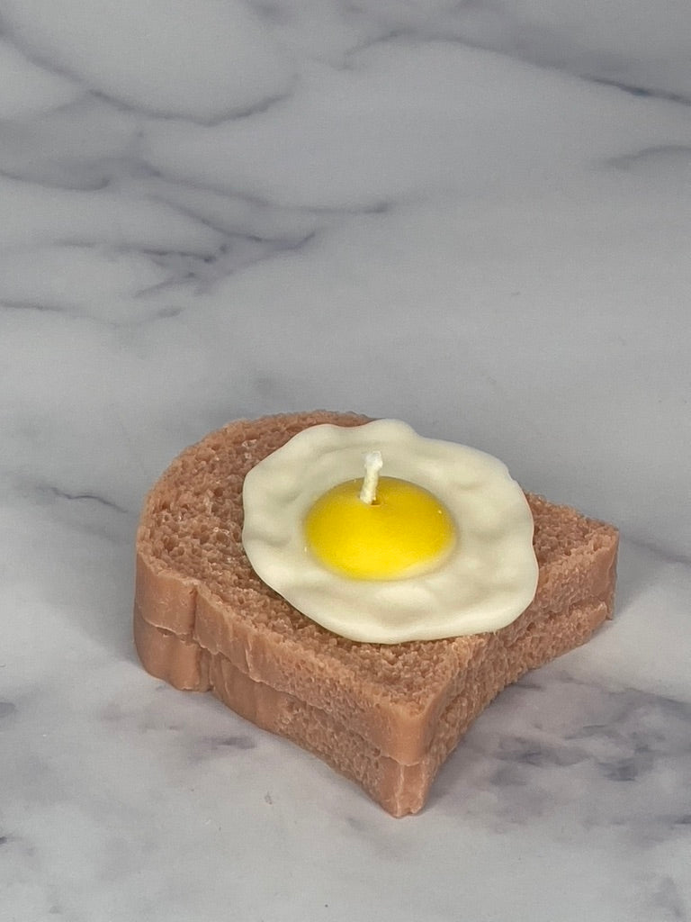 Eggs and Toast Candle