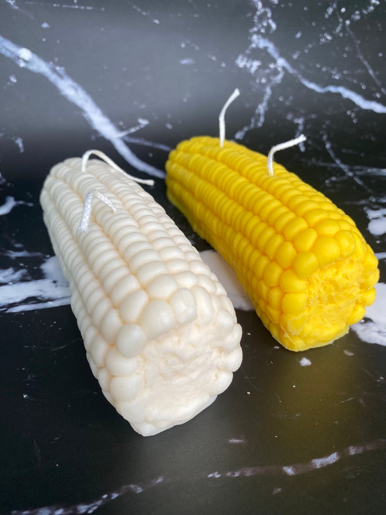Corn on the cob candle
