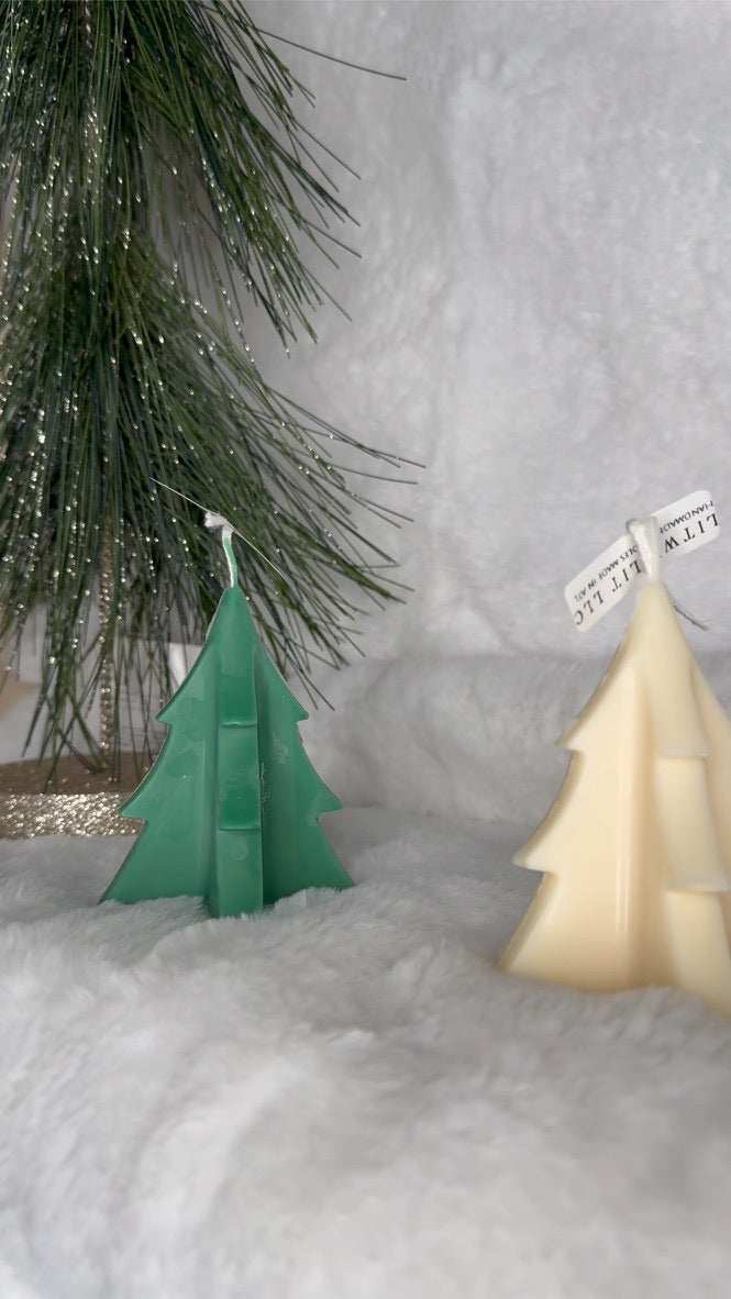 Christmas Picea Spruce Tree Candle