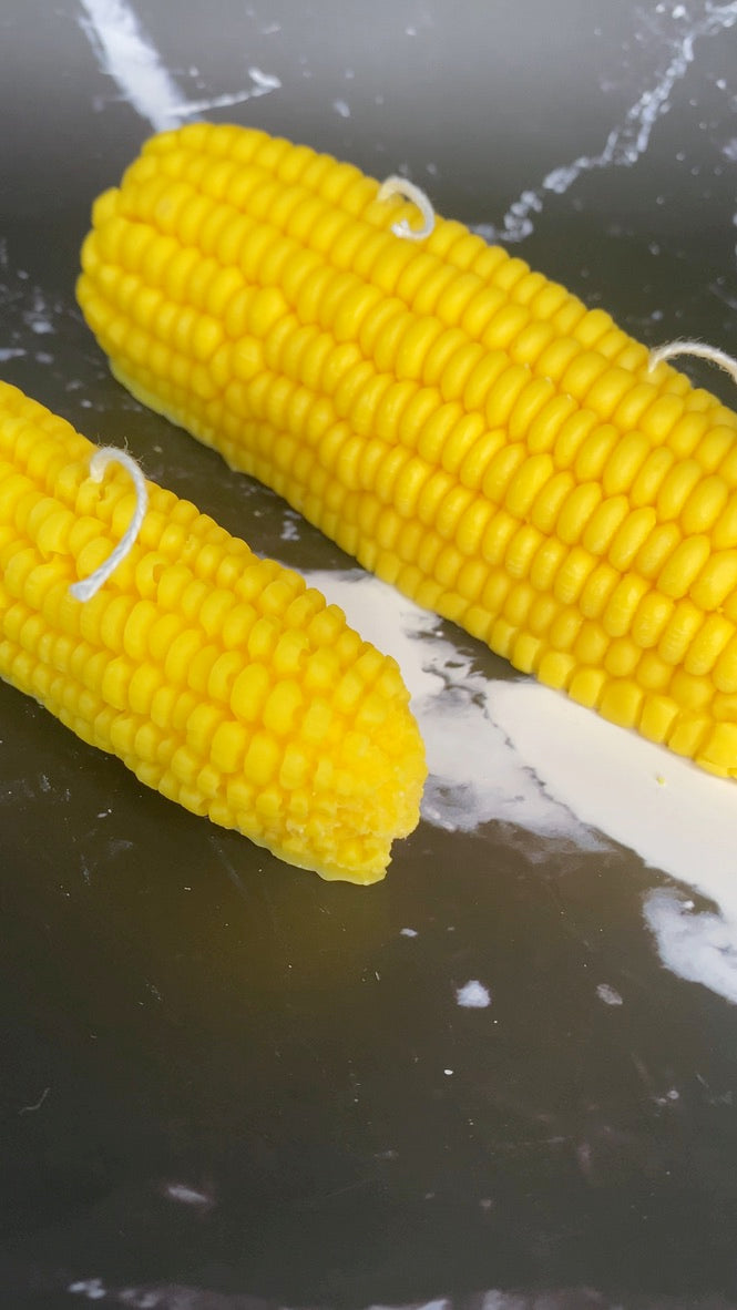 Corn on the cob candle