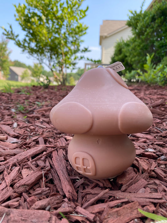 Mushroom House Candle