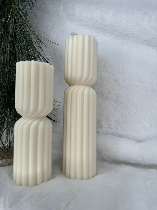 Twisted Pillar Candle