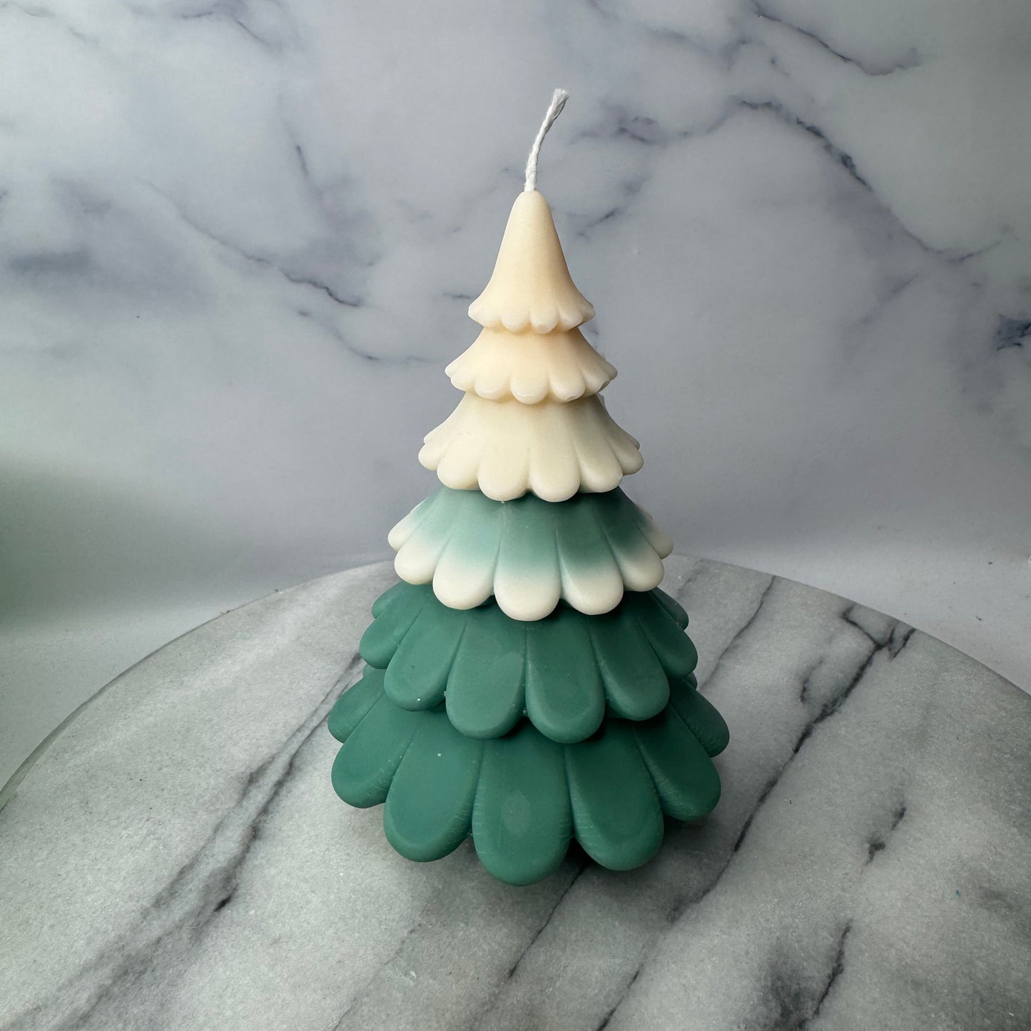 Christmas Petal Tree Candle