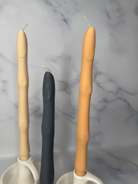 Witches finger taper candle